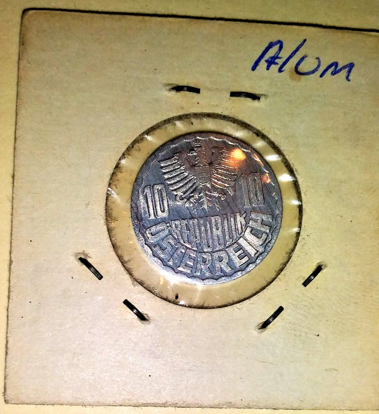 Austrian Coin Proof Set- 1964- Includes Silver Coins-9 Coins Total