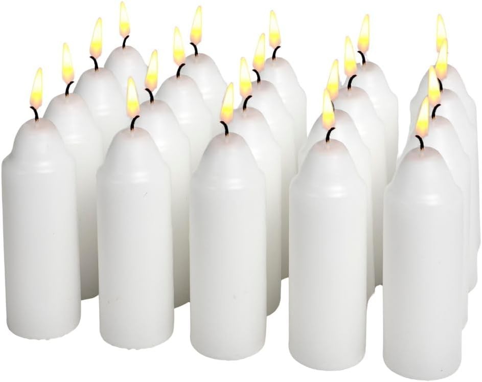 9-Hour White Candles for UCO Candle Lanterns, Long-Burning Candl