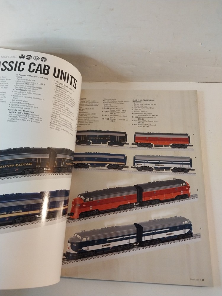 LIONEL 2012 TRAIN SIGNATURE EDITION CATALOG
