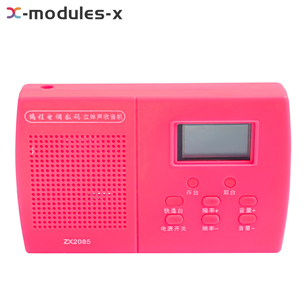 Programming Digital Stereo Radio DIY Kit For Electronic Skill Teaching Practice