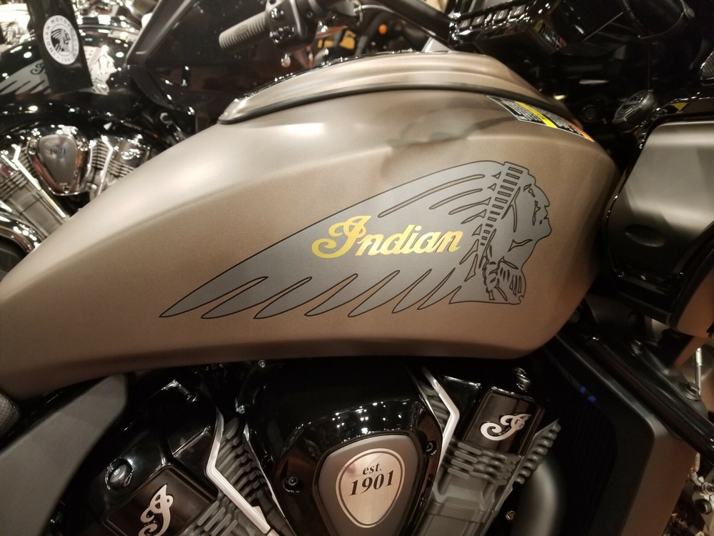 INDIAN CHALLENGER MOTORCYCLE FUEL TANK SIDE SCRIPT DECAL, STICKER, EMBLEM