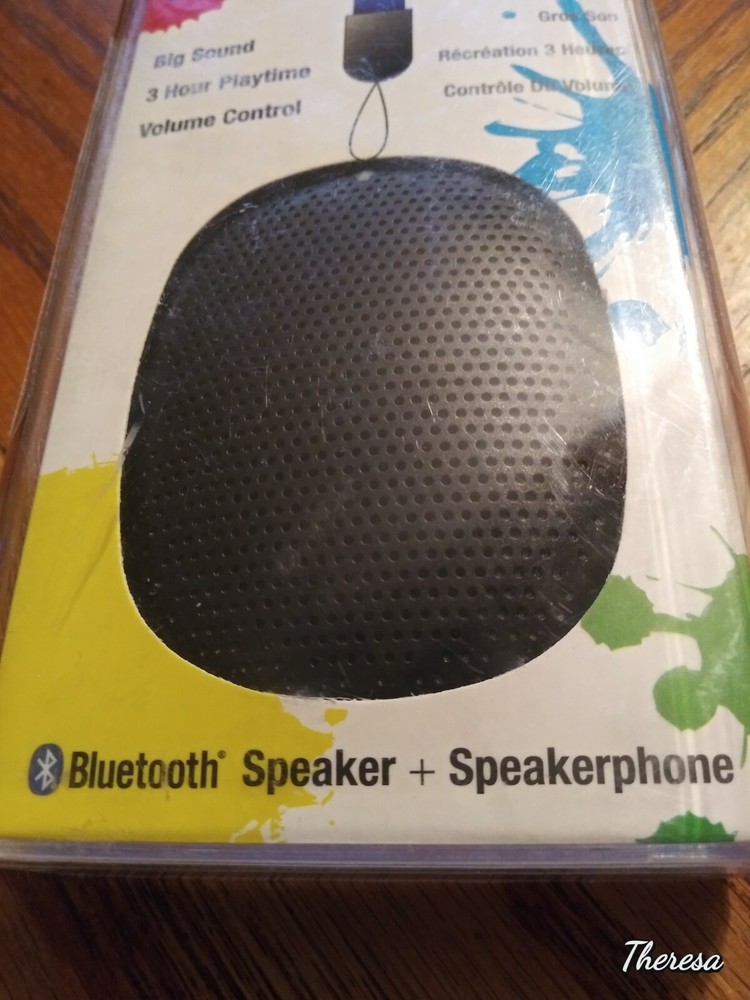 Isound Pop Drop Licorice Big Sound 3 Hour Playtime Volume Control Bluetooth Spea