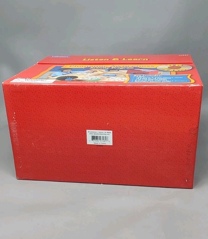 Lakeshore Listen & Learn Phonemic Awareness Activity Program CD Version JJ327