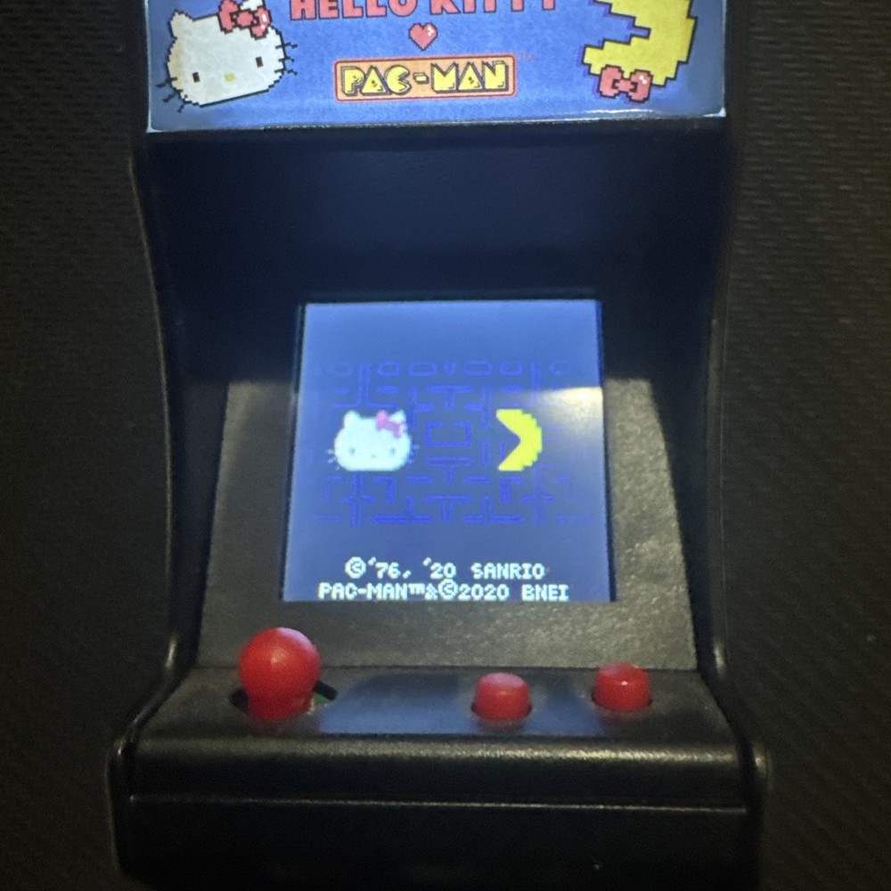 Tiny Arcade Hello Kitty Pac Man Rare Tested