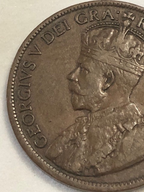 1919 Canada One Cent Coin ~ AU Excellent Condition