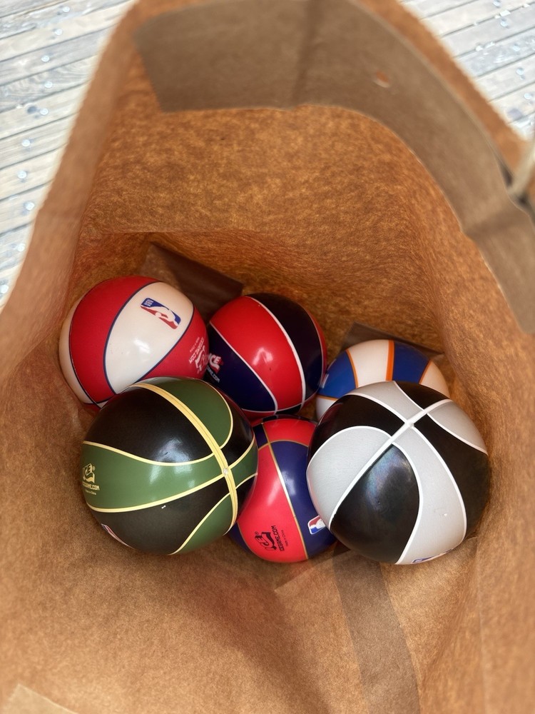 NBA Licensed 4" Mini Basketball Bouncy
