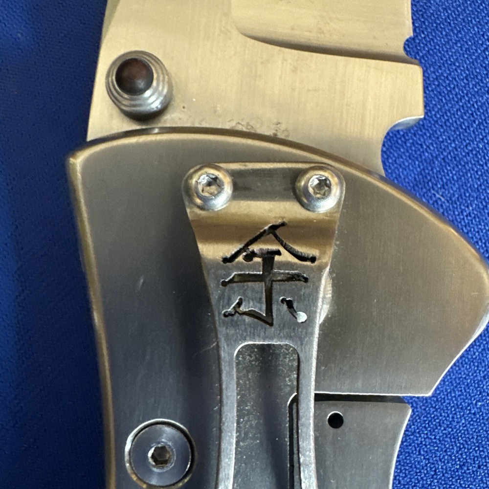 Custom Folding Knife By Custom Knifemaker Larry Chew