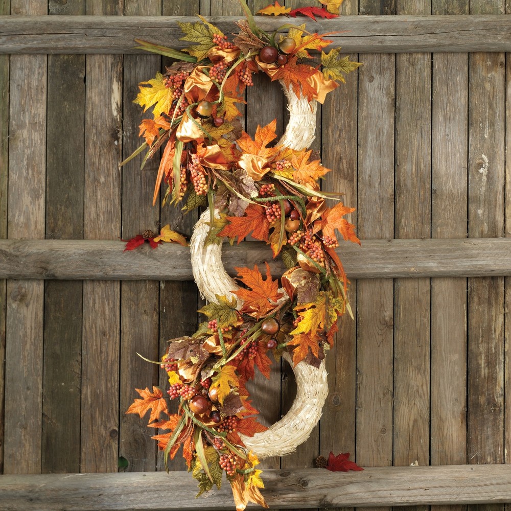 Straw Wreath 14"