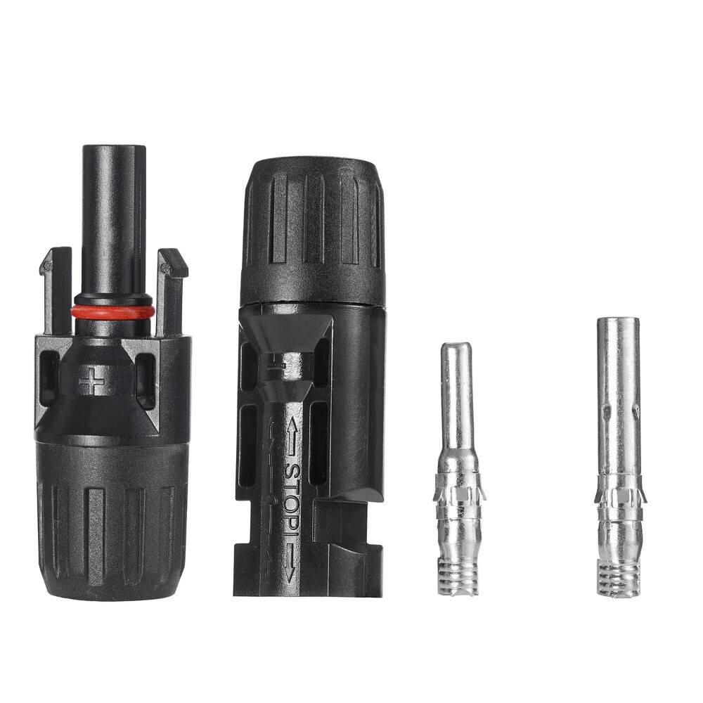 24 PCS Waterproof Solar Connectors Solar Panel Wire Joiners Crimper Plier Set