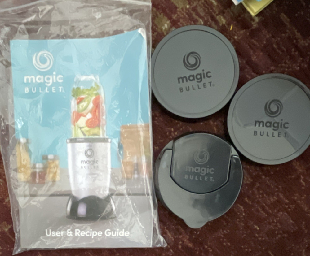 Magic Bullet Blender Lids User & Recipe Guide