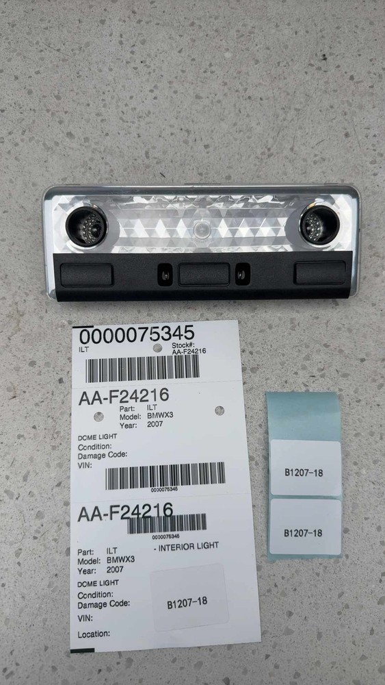2007 BMW X3 Interior Light Dome Light