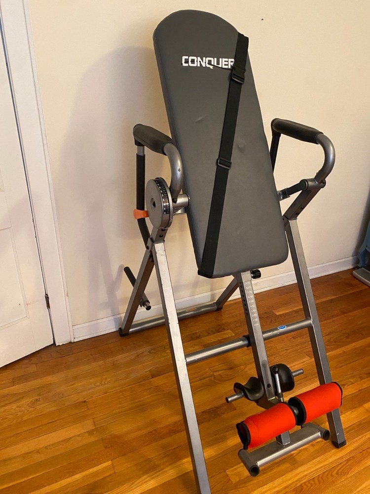 Conquer 6-in-1 Inversion Table Power Tower Home Gym Strength Training Equipment