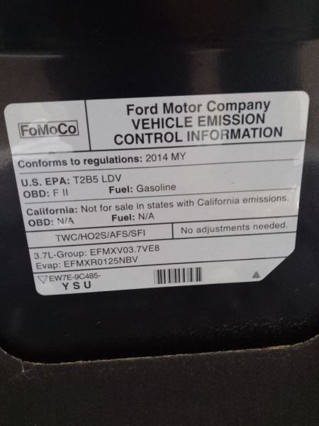 2014 Mkz Alternator Sku#3652829