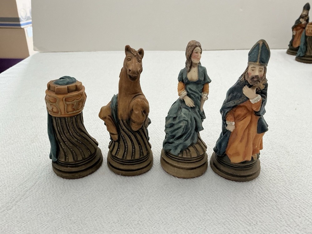 Chess Set Vintage Made In Britain