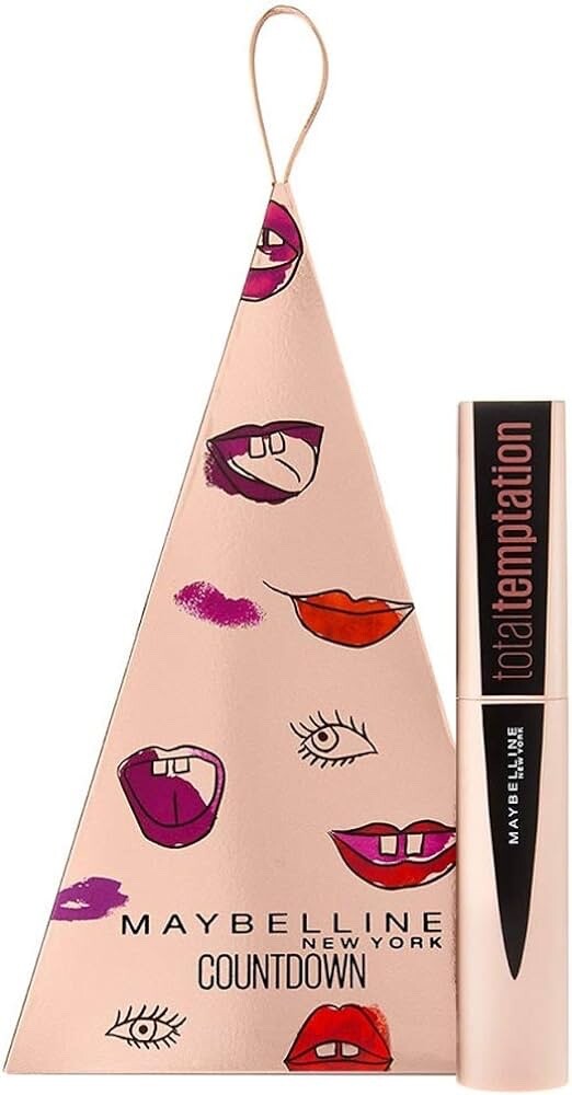 Maybelline Total Temptation Mascara Countdown, VERY BLACK Soft & Dense Lashes