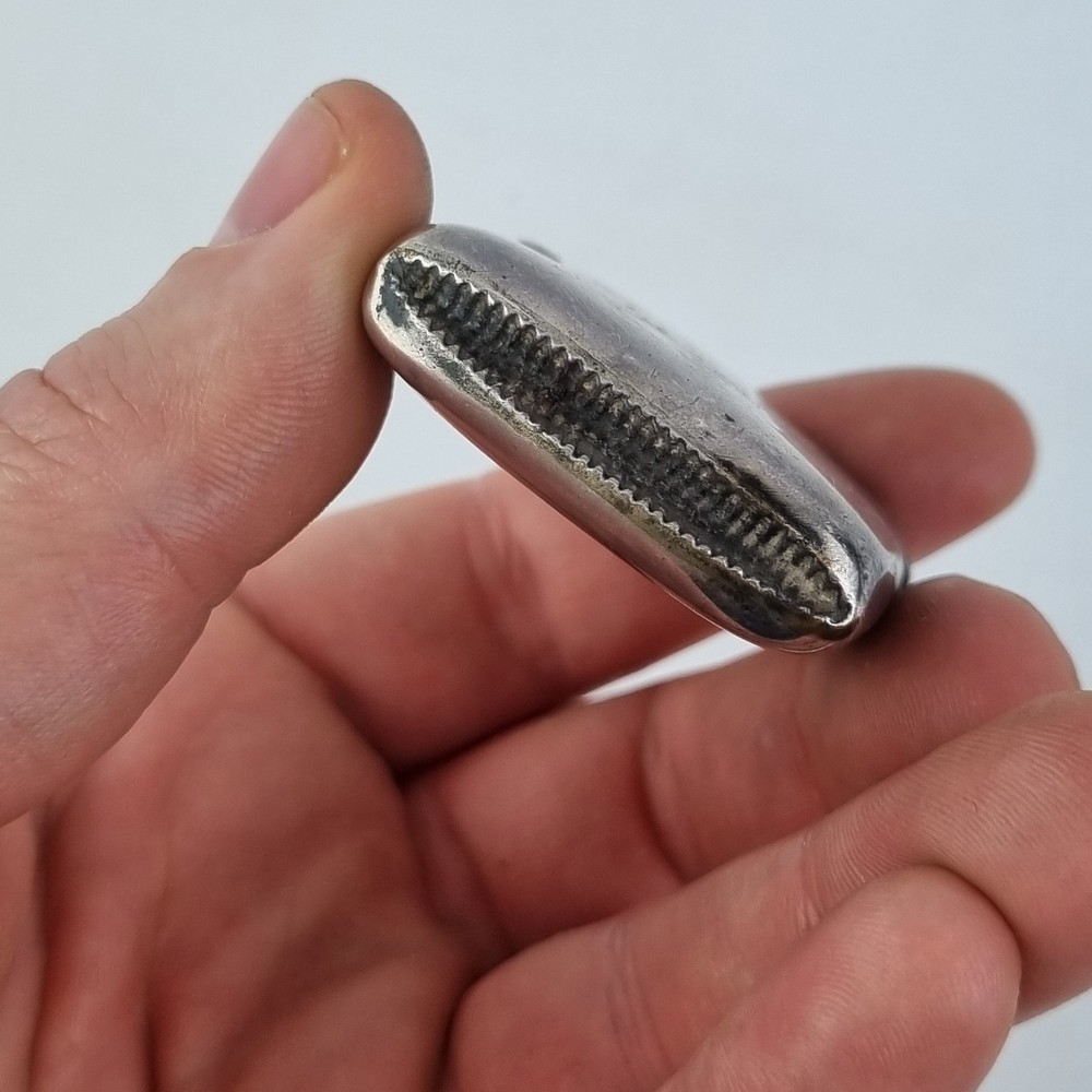 Antique Solid Silver Vesta Case Initials Birmingham 1897 Minshull & Latimer
