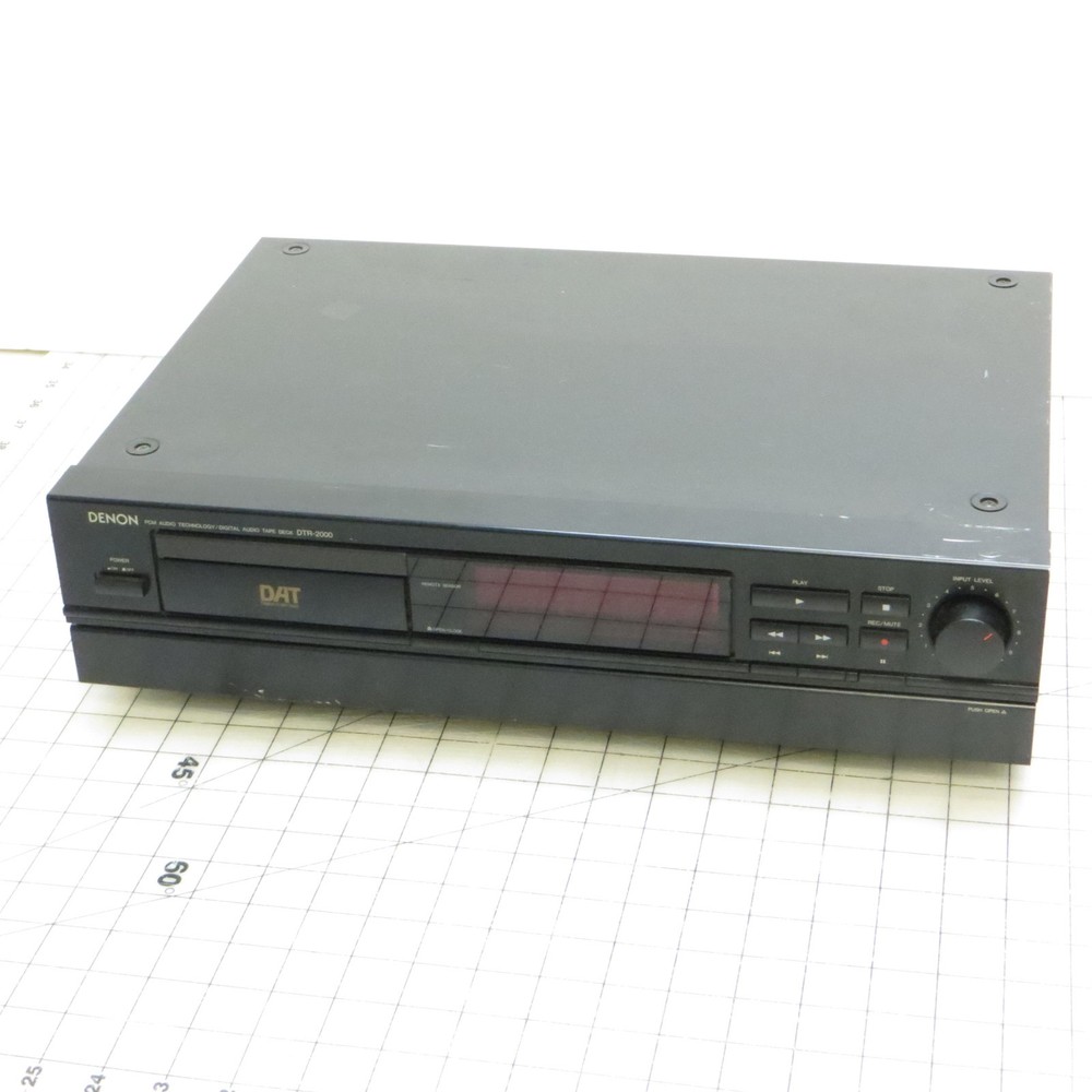 Broken Denon DTR-2000 DAT Digital Audio Tape Recorder Deck