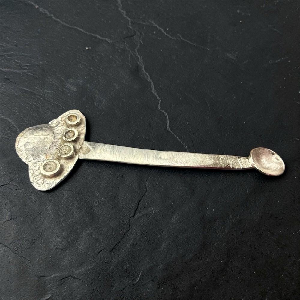 Tiny Mini Spaceship Spoon 925 Sterling Silver Handmade