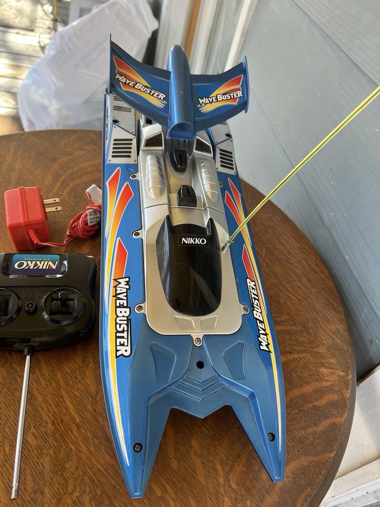 Vintage Wave Buster Boat Nikko Remote Tested.