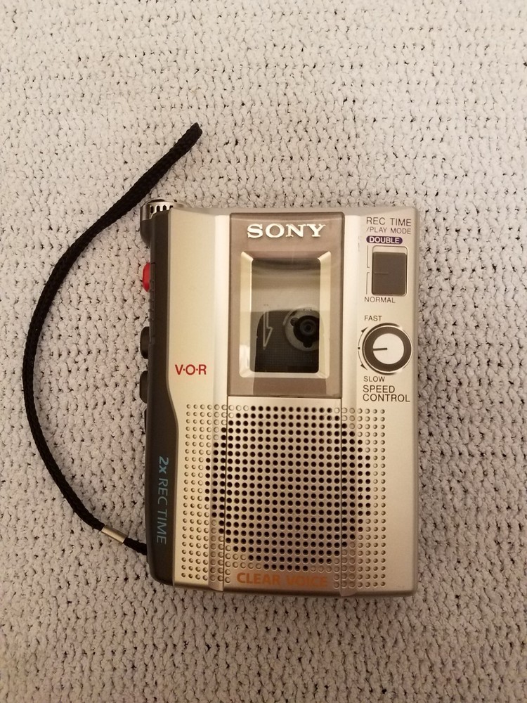 Sony TCM-200DV Cassette-Corder Recorder Not Working Clear Voice Read Description
