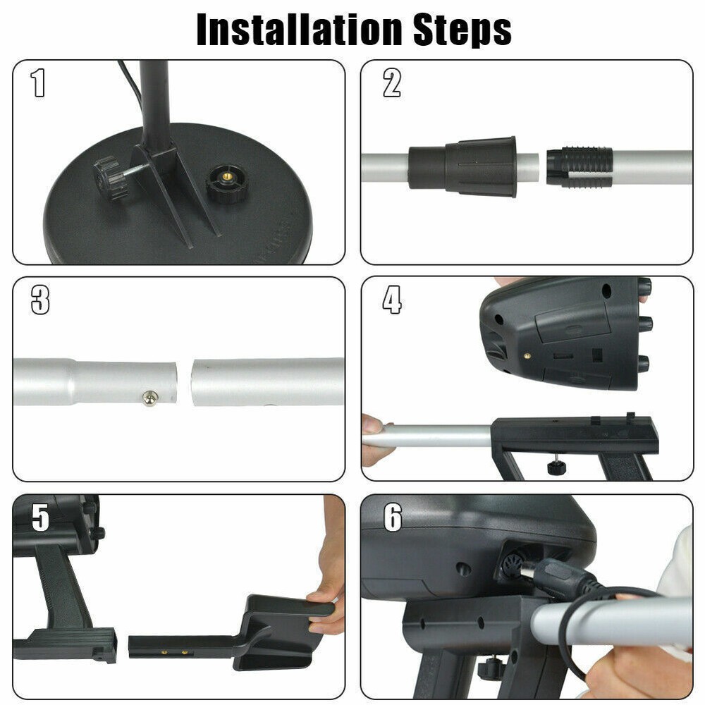 Hunter Deep Sensitive 3 Types US Shovel + Headphone + Metal Detector