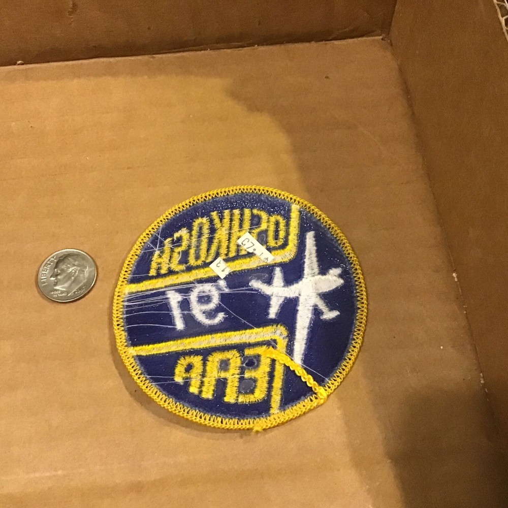 Airplane OSHKOSH 81 EAA EXPERIMENTAL AIRCRAFT ASSOCIATION Patch 1991