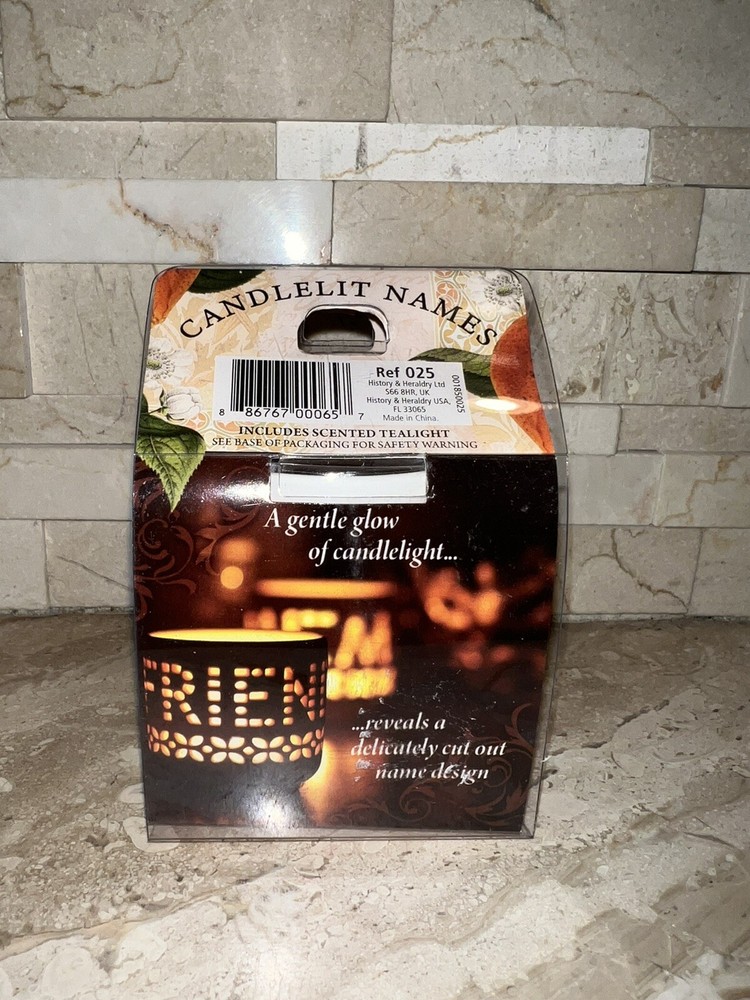 Candlelit Names ANN Tealight Candle Holder