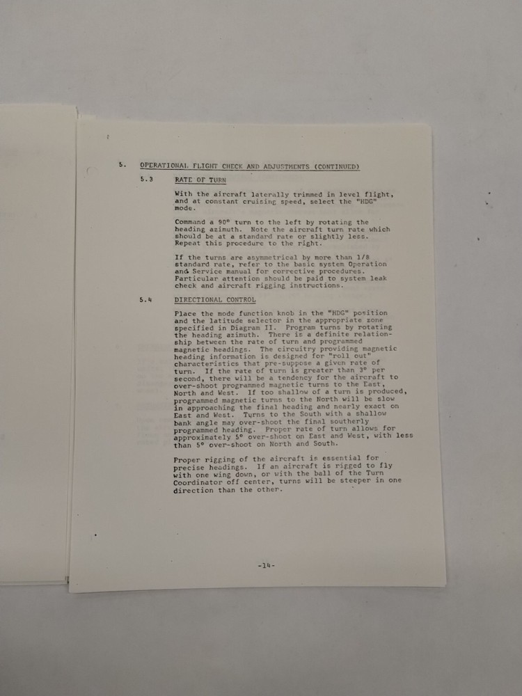 Brittain Industries Mooney Navigation Coupler Operation & Service Instructions