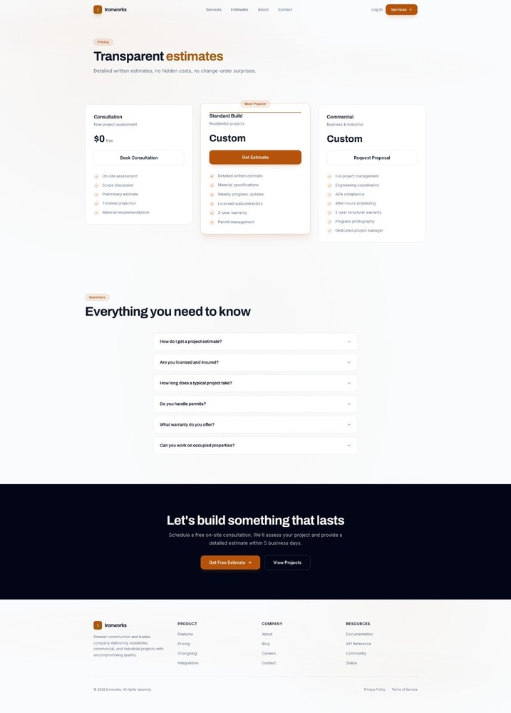 Premium Custom Website Design & Development – SEO optimized service Website
