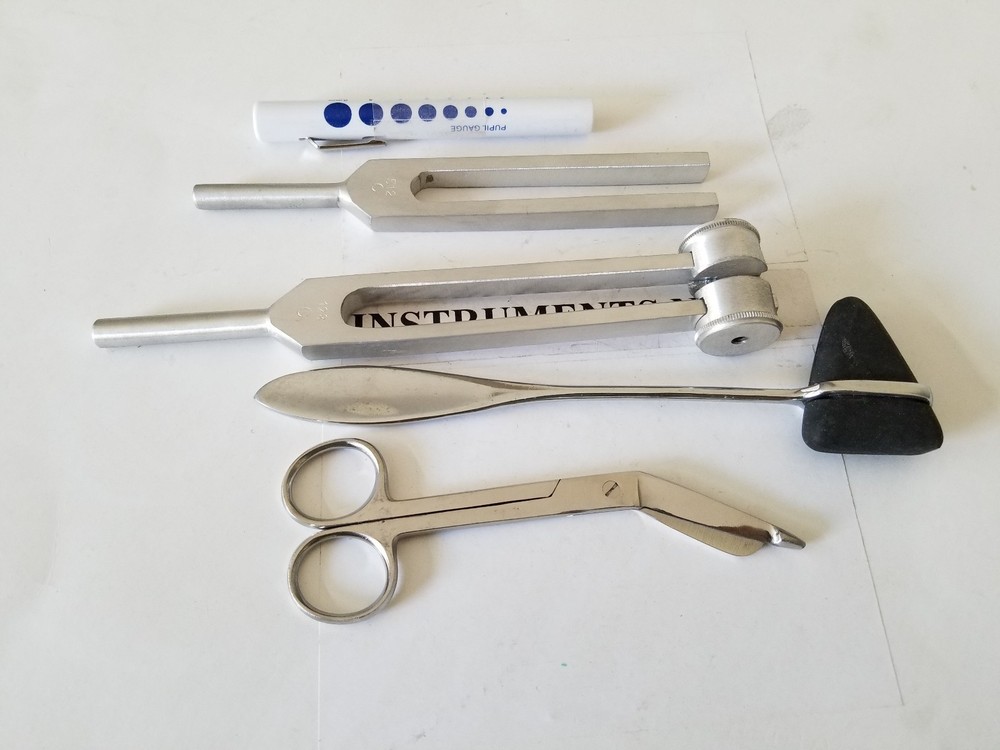 5 pcs Reflex Percussion Taylor Hammer Penlight Tuning Fork C 128 C 512 5.5"