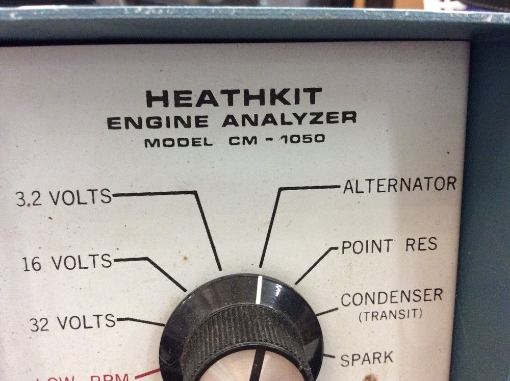 Vintage HEATHKIT ENGINE ANALYZER Model CM-1050 ~ Untested ~ Sold AS IS T63