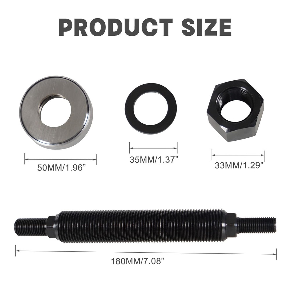 For 66515 Harmonic Balancer Installation Tool Compatible with Chevy SBC BBC