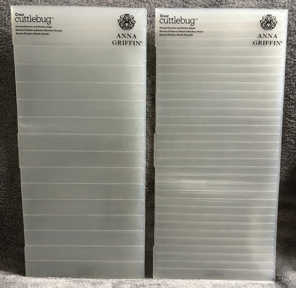 Anna Griffic Embossing Folders ** Paper Tricks ** (see description for details)