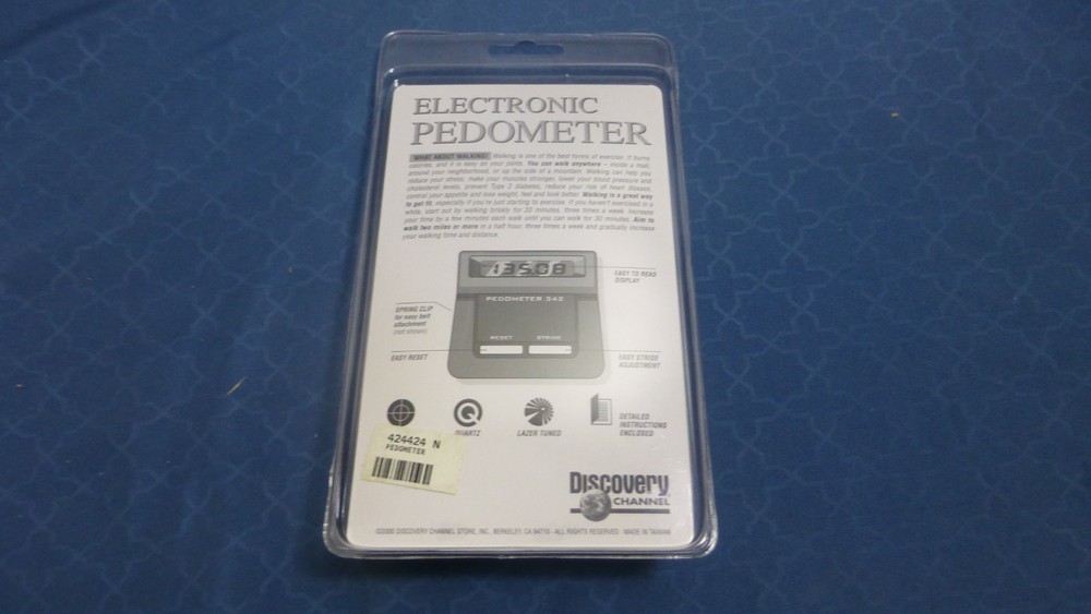 Discovery Channel Electronic Pedometer