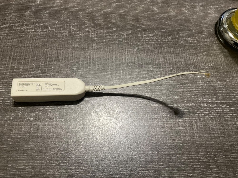 2Wire DSL Filter for 2-Line Phones Model No. LFT 4-2