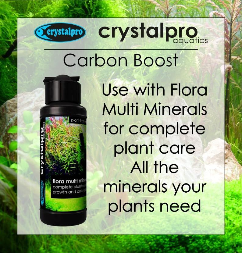 Carbon Boost Concentrated Liquid Carbon for Aquarium Plants Growth Accelerator