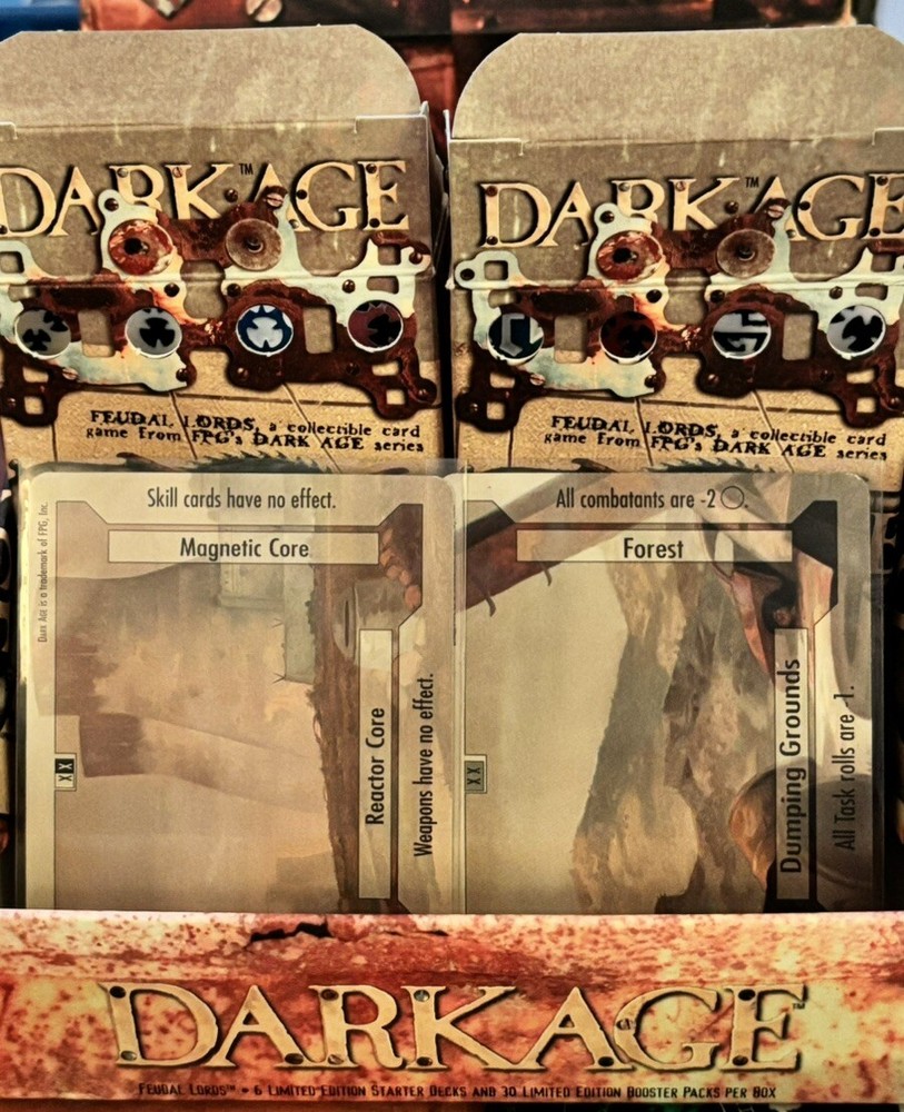 Dark Age: Feudal Lords CCG (1996) Unsealed Starter Deck Sets