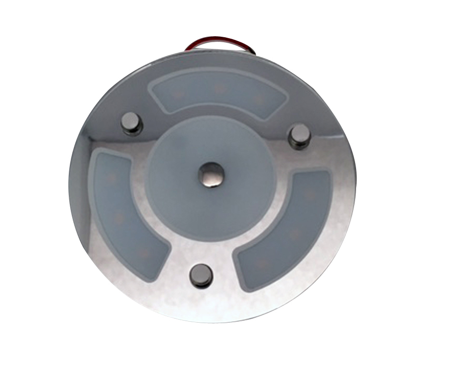 Pactrade Marine 5" 2PCS White Blue LED Ceiling Courtesy Light Mirror Touch