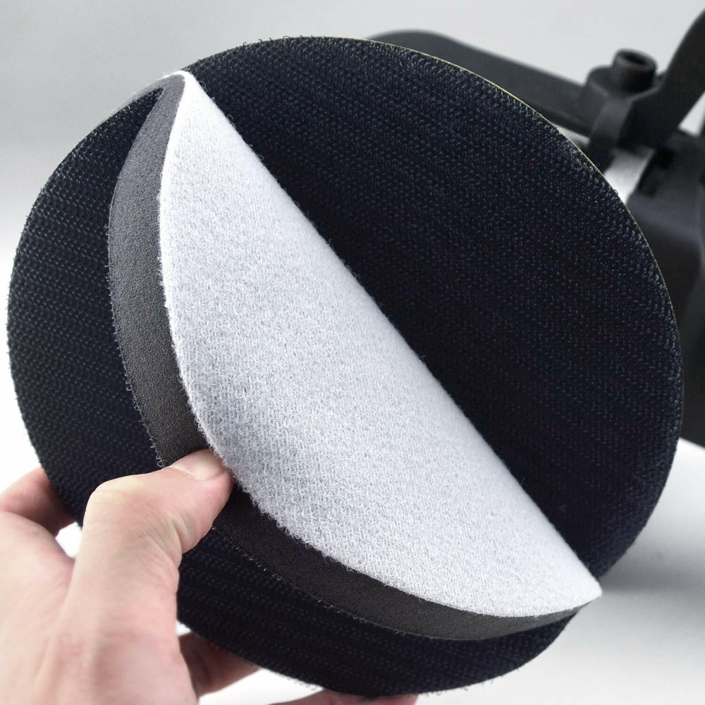 6 inch Soft Foam Interface Sanding Disc Sander Buffer Hook and Loop Backing Pad