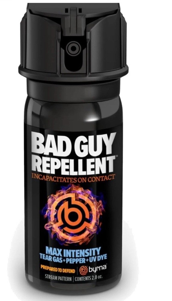 Powerful BGR MAX Pepper Spray with UV Attacker Tracker - Compact Design 2 Ounces