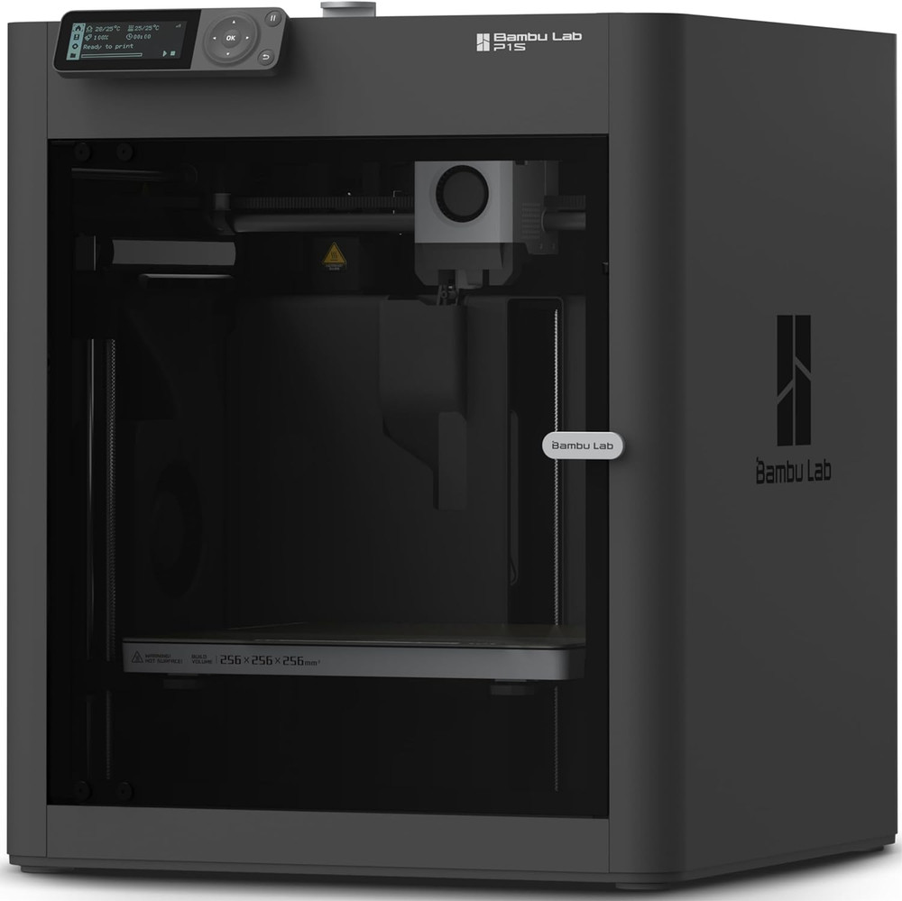 Bambu Lab P1S 3D Printer, Fully Enclosed, Support up to 16 Colors/Multi Material