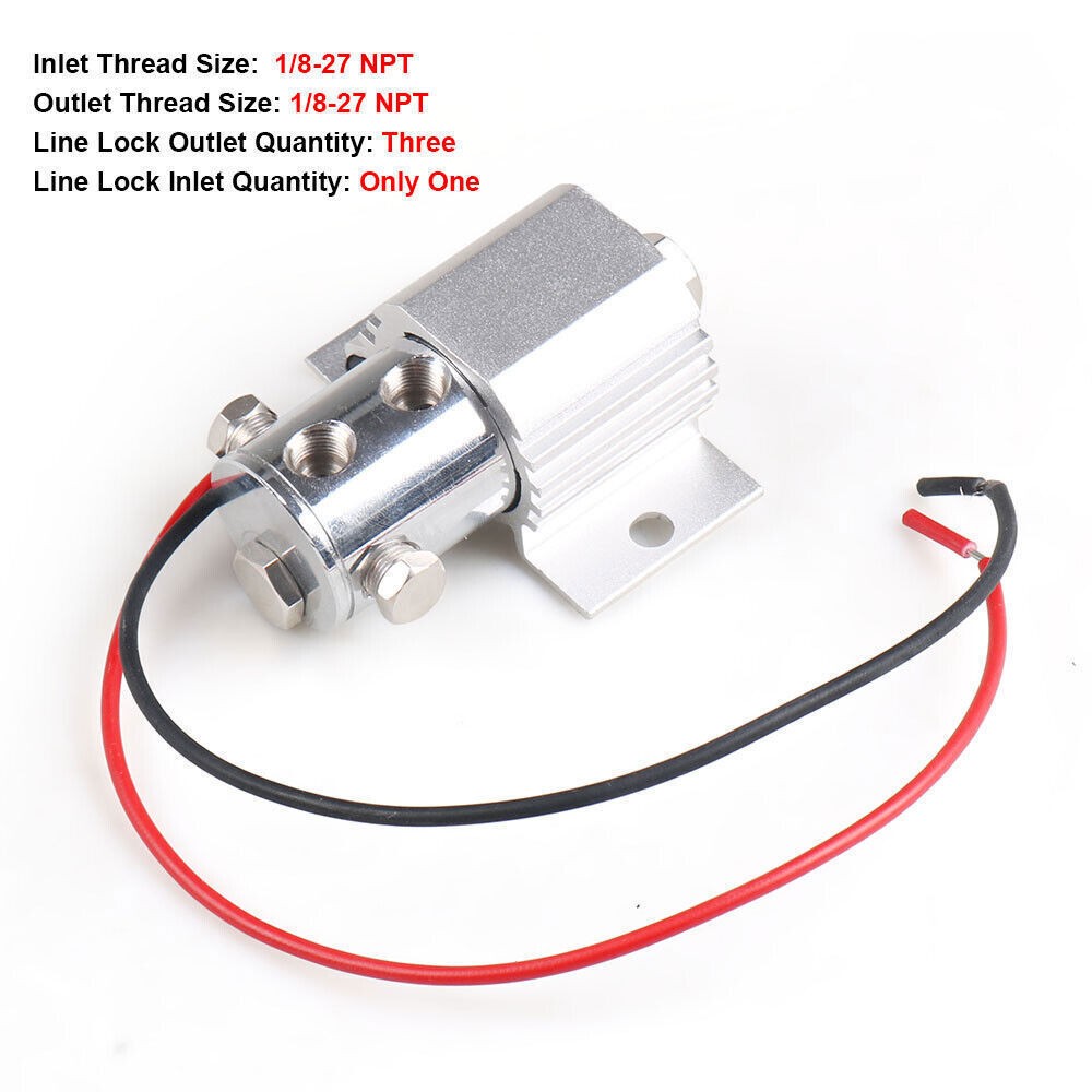 Roll Control Front Line Lock Hill Holder Kit W/ Assembly Brake Line Fitting Kit