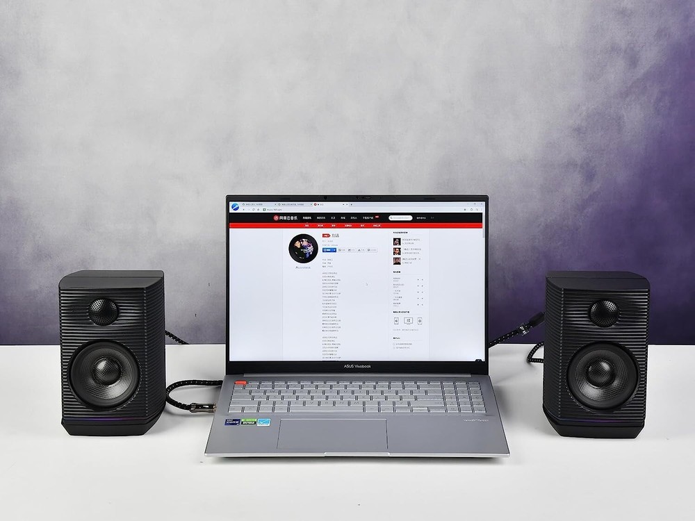 FiiO SP3 Powered HiFi Active Desktop Speaker-80W Stereo Computer Speaker (Black)