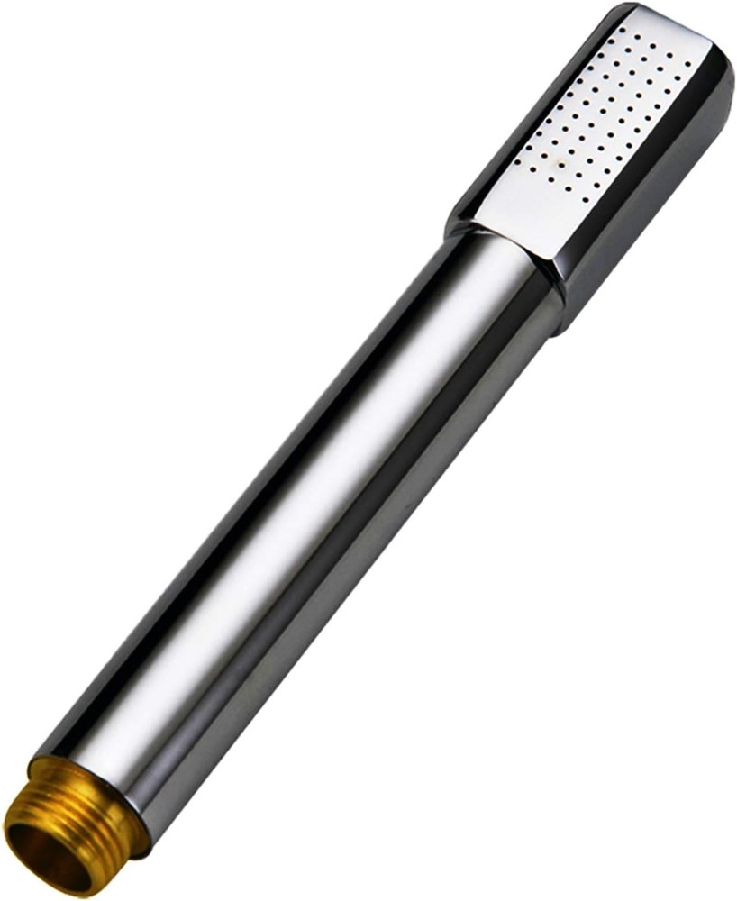 Mini Universal Handheld Shower Head Laser-Drilled Spray Nozzle Brass Chromed