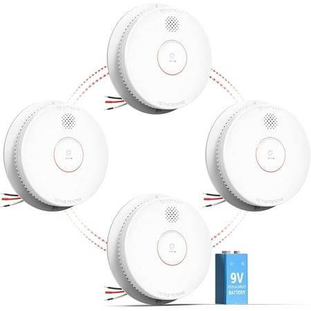 SITERWELL Hardwired Interconnected Smoke Detector