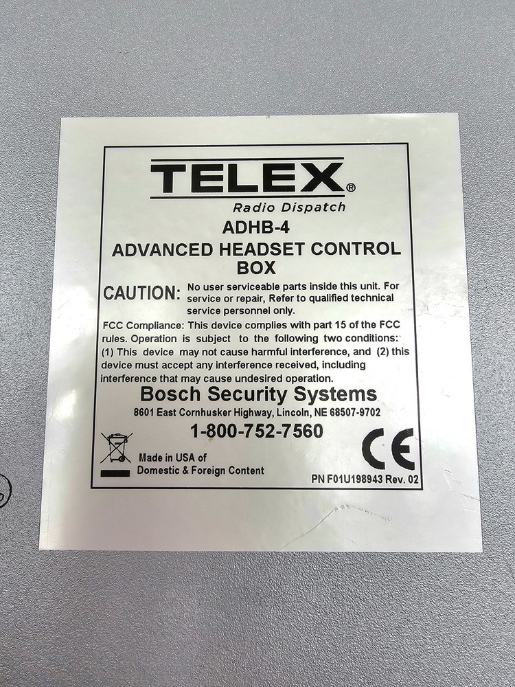 TELEX ​ADHB-4 Advanced Digital Headset Box