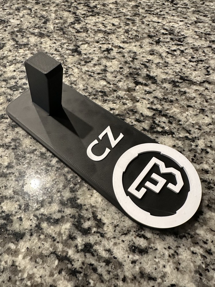 Universal pistol display stand safe organizer CZ will work with