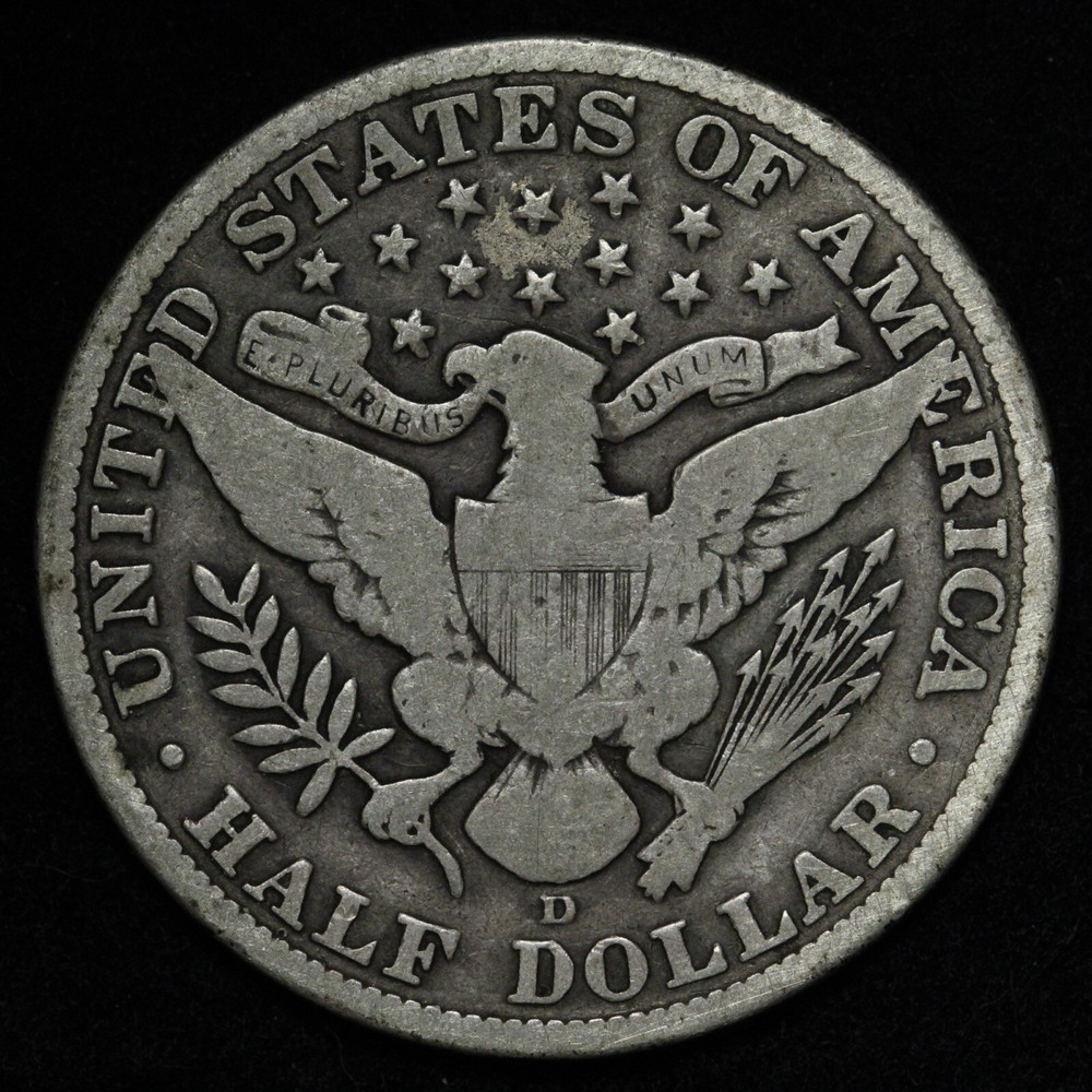 1913-D Barber Silver Half Dollar CHOICE FINE E330 GNM