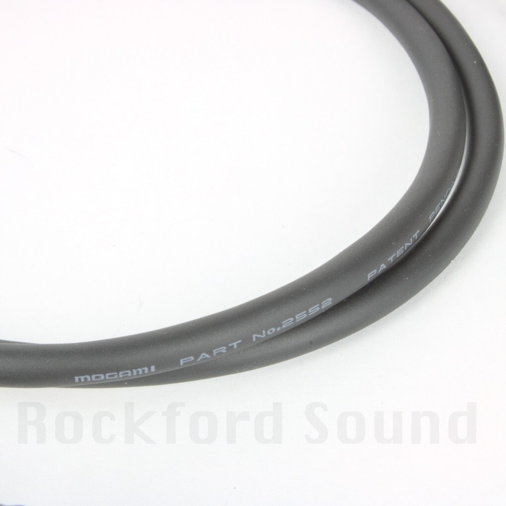 Mogami W2552 Balanced TRS Patch Cable, Squareplugs SPS6-S, Black