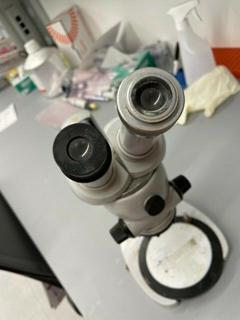 Vintage Carl Zeiss Binocular Mirror Microscope 4325014